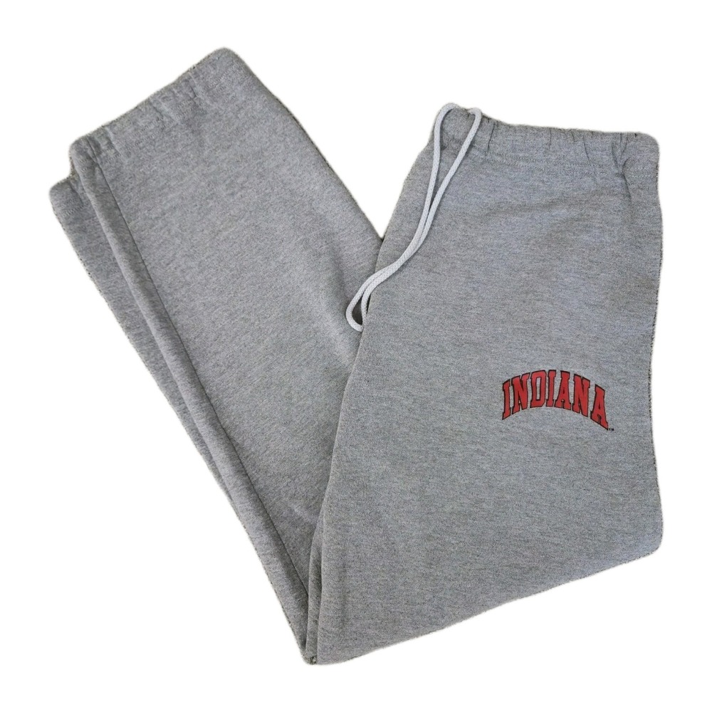 Vintage 90s Russell Athletic Indiana University Sweatpants Men's Size M Gray